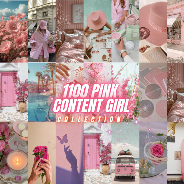 1100 PINK GIRL CONTENT GIRL Collection